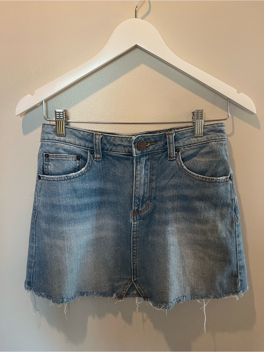 Classic BDG Denim Mini Skirt - Light Blue